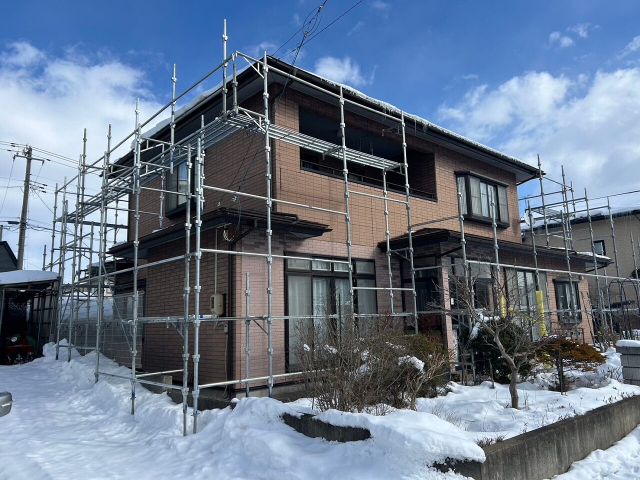 八幡平市S様邸（雪止め・雨樋工事）