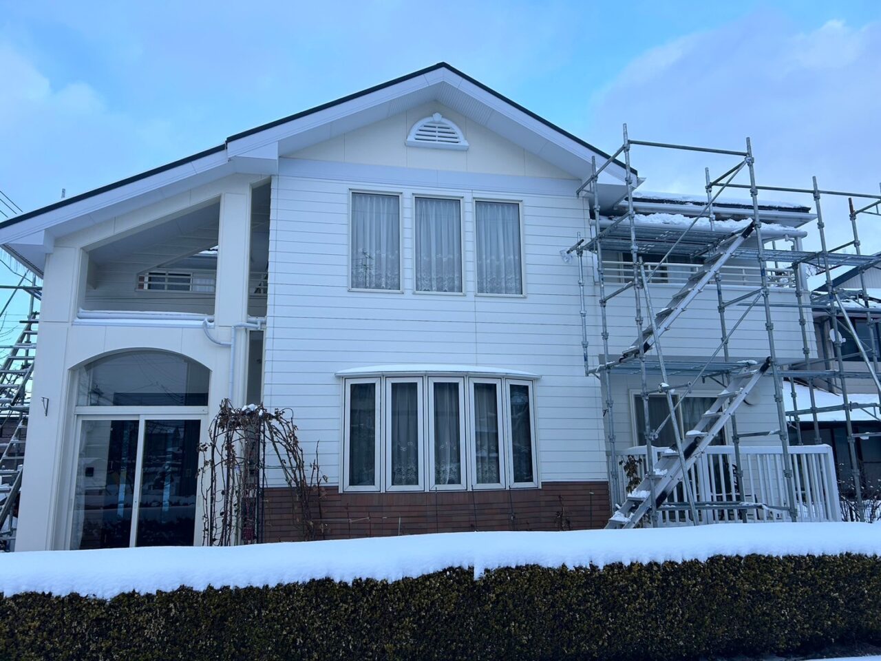 滝沢市N様邸(破風・雨樋工事)