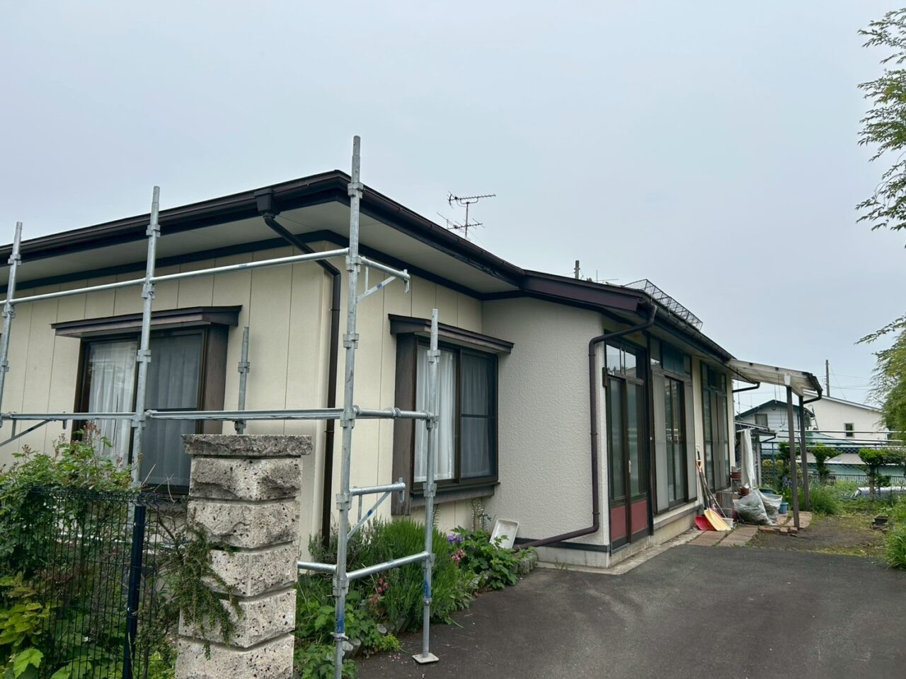 滝沢市O様邸（雨樋工事）